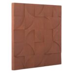 ΠΙΝΑΚΑΣ ΤΕΤΡΑΓΩΝΟΣ ΣΕΙΡΑ SANTORINI HM4524 MDF ΣΕ ΚΑΦΕ ΧΡΩΜΑ 80x5(πάχος)x80Υεκ. - Image 3