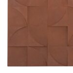 ΠΙΝΑΚΑΣ ΤΕΤΡΑΓΩΝΟΣ ΣΕΙΡΑ SANTORINI HM4524 MDF ΣΕ ΚΑΦΕ ΧΡΩΜΑ 80x5(πάχος)x80Υεκ. - Image 5