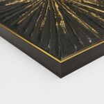 ΠΙΝΑΚΑΣ TOIXOY STELLON HM4549 ΚΟΡΝΙΖΑ ΜΠΕΖ-ΚΑΜΒΑΣ ΜΑΥΡΟΣ-ΧΕΙΡΟΠΟΙΗΤΟΣ 72x4,5x102Υεκ. - Image 4