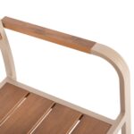 ΠΟΛΥΘΡΟΝΑ ΑΛΟΥΜΙΝΙΟΥ SAGA HM5127.04 ΣΑΜΠΑΝΙ ΜΕ POLYWOOD 55x52x86Yεκ. - Image 8