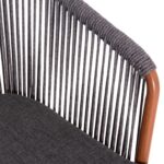 ΠΟΛΥΘΡΟΝΑ ΑΛΟΥΜΙΝΙΟΥ HARRIET HM5548.11 ΚΑΦΕ ΜΕ ΓΚΡΙ ΣΧΟΙΝΙ 60x62x80,5Υεκ - Image 7