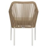 ΠΟΛΥΘΡΟΝΑ ΑΛΟΥΜΙΝΙΟΥ LOKKI HM5855.01 ΛΕΥΚΟ ΜΕ ΣΧΟΙΝΙ WICKER PE ΜΠΕΖ 56x66x82Υ εκ. - Image 6