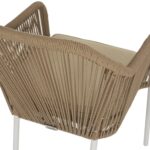 ΠΟΛΥΘΡΟΝΑ ΑΛΟΥΜΙΝΙΟΥ LOKKI HM5855.01 ΛΕΥΚΟ ΜΕ ΣΧΟΙΝΙ WICKER PE ΜΠΕΖ 56x66x82Υ εκ. - Image 10