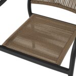ΠΟΛΥΘΡΟΝΑ ΑΛΟΥΜΙΝΙΟΥ HM5856.02 ΑΝΘΡΑΚΙ ΜΕ ΣΧΟΙΝΙ PE WICKER 57x63x80 εκ. - Image 8