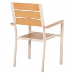 ΠΟΛΥΘΡΟΝΑ ΑΛΟΥΜΙΝΙΟΥ SAGA HM5981.04 ΣΑΜΠΑΝΙ-POLYWOOD ΣΕ ΦΥΣΙΚΟ 55x55x86Υεκ. - Image 5