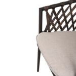 ΠΟΛΥΘΡΟΝΑ ΑΛΟΥΜΙΝΙΟΥ BOLLY HM6080 ΚΑΦΕ-ΣΥΝΘ.RATTAN ΚΑΦΕ-ΜΠΕΖ ΜΑΞΙΛΑΡΙΑ 58,5x67x86Υεκ - Image 10
