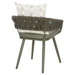 ΠΟΛΥΘΡΟΝΑ ΑΛΟΥΜΙΝΙΟΥ CAMDEN HM6141.09 ΜΑΞΙΛΑΡΙ ΜΕ PRINT-DARK OLIVE 56x60x72-87Υεκ - Image 5