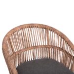 ΠΟΛΥΘΡΟΝΑ ΑΛΟΥΜΙΝΙΟΥ ORIN HM6265.01 ΣΚΟΥΡΟ ΓΚΡΙ- P.E.RATTAN ΣΕ ΦΥΣΙΚΟ 58x61x75Υεκ. - Image 7