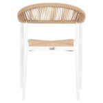 ΠΟΛΥΘΡΟΝΑ ΑΛΟΥΜΙΝΙΟΥ GRET HM5854.01 ΛΕΥΚΗ PE RATTAN ΜΠΕΖ 56x55,5x78Υεκ. - Image 6