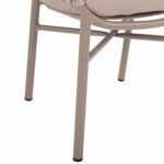 ΠΟΛΥΘΡΟΝΑ ΑΛΟΥΜΙΝΙΟΥ ΜΕ ΣΧΟΙΝΙ ΜΠΕΖ MOKA ΣΚΕΛΕΤΟ 57x56x78Υεκ.HM5857.03 - Image 9