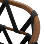 ΠΟΛΥΘΡΟΝΑ ΑΛΟΥΜΙΝΙΟΥ RICKO HM5782.11 ΚΑΦΕ ΣΚΕΛΕΤΟΣ-ΓΚΡΙ ΚΟΡΔΟΝΙ 58x59x78Υ εκ. - Image 9