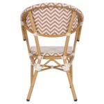 ΠΟΛΥΘΡΟΝΑ BAMBOO LOOK HM5861.03 ΚΑΦΕ-ΛΕΥΚΟ 58.5x58x82Υεκ. - Image 6