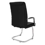 ΠΟΛΥΘΡΟΝΑ JACOB HM1045.11 ΜΑΥΡΟ PU ΜΕ ΒΑΣΗ ΧΡΩΜΙΟΥ 57x66,5x102 cm - Image 5
