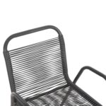 ΠΟΛΥΘΡΟΝΑ ΕΞ.ΧΩΡΟΥ AVRIL HM5968.01 ΜΕΤΑΛΛΟ ΚΑΙ ΣΥΝΘ.RATTAN ΣΕ ΓΚΡΙ 54,5x56x78Υεκ. - Image 7