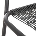 ΠΟΛΥΘΡΟΝΑ ΕΞ.ΧΩΡΟΥ AVRIL HM5968.01 ΜΕΤΑΛΛΟ ΚΑΙ ΣΥΝΘ.RATTAN ΣΕ ΓΚΡΙ 54,5x56x78Υεκ. - Image 9