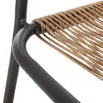 ΠΟΛΥΘΡΟΝΑ ΕΞ.ΧΩΡΟΥ AVRIL HM5968.02 ΜΕΤΑΛΛΟ ΓΚΡΙ- ΣΥΝΘ.RATTAN ΣΕ ΦΥΣΙΚΟ 54,5x56x78Υ εκ. - Image 9