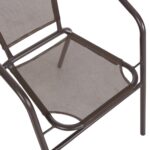 ΠΟΛΥΘΡΟΝΑ ΕΞ.ΧΩΡΟΥ LEDAN HM5977.02 ΜΕΤΑΛΛO & TEXTILENE ΚΑΦΕ 55x58x72Υεκ. - Image 8