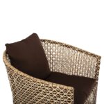 ΠΟΛΥΘΡΟΝΑ ΕΞΩΤ.ΧΩΡΟΥ HM6111 SILMAR-RATTAN ΚΑΦΕ ΚΑΙ ΦΥΣΙΚΟ-ΜΑΞΙΛΑΡΙΑ ΚΑΦΕ 82x76x85Υεκ - Image 7