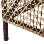 ΠΟΛΥΘΡΟΝΑ ΕΞΩΤ.ΧΩΡΟΥ HM6111 SILMAR-RATTAN ΚΑΦΕ ΚΑΙ ΦΥΣΙΚΟ-ΜΑΞΙΛΑΡΙΑ ΚΑΦΕ 82x76x85Υεκ - Image 10