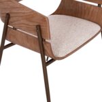 ΠΟΛΥΘΡΟΝΑ KRILL HM18254.01 PLYWOOD ΣΕ WHITEWASH--ΜΕΤΑΛΛΟ ΣΕ ΧΑΛΚΙΝΟ 55,5x55x72Υεκ. - Image 9