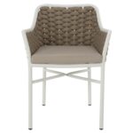 ΠΟΛΥΘΡΟΝΑ HM5858.02 ΛΕΥΚΗ ΜΕ ΣΧΟΙΝΙ ΜΠΕΖ 56x58x76Yεκ. - Image 3