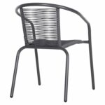 ΠΟΛΥΘΡΟΝΑ SWIFTER HM5969.01 ΜΕΤΑΛΛΟ ΓΚΡΙ-ΣΥΝΘ. RATTAN ΓΚΡΙ 54x61x75Υεκ. - Image 5