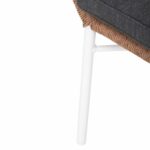 ΠΟΛΥΘΡΟΝΑ TOPIN HM6048.01 ΑΛΟΥΜΙΝΙΟ ΛΕΥΚΟ-P.E. RATTAN ΑΝΟΙΧΤΟ ΚΑΦΕ-ΜΑΞΙΛΑΡΙ ΓΚΡΙ 58x60x83Υ εκ - Image 10