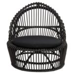 ΠΟΛΥΘΡΟΝΑ ENTROPY HM9840.03 ΦΥΣΙΚΟ RATTAN ΜΕ ΜΑΞΙΛΑΡΙ-ΜΑΥΡΟ 80x97x85Υεκ. - Image 3