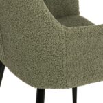 ΠΟΛΥΘΡΟΝΑ SHELLY HM8591.03 ΥΦΑΣΜΑ TEDDY ΦΥΣΤΙΚΙ-ΜΑΥΡΑ ΜΕΤΑΛΛΙΚΑ ΠΟΔΙΑ 57x55x87Yεκ. - Image 7