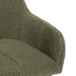 ΠΟΛΥΘΡΟΝΑ SHELLY HM8591.03 ΥΦΑΣΜΑ TEDDY ΦΥΣΤΙΚΙ-ΜΑΥΡΑ ΜΕΤΑΛΛΙΚΑ ΠΟΔΙΑ 57x55x87Yεκ. - Image 8