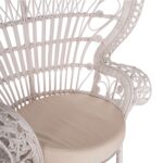 ΠΟΛΥΘΡΟΝΑ ROYAL PEACOCK HM9342.02 RATTAN ΣΕ ΛΕΥΚΟ-ΜΑΞΙΛΑΡΙ ΛΕΥΚΟ 114x72x150Yεκ. - Image 8
