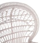 ΠΟΛΥΘΡΟΝΑ ROYAL PEACOCK HM9342.02 RATTAN ΣΕ ΛΕΥΚΟ-ΜΑΞΙΛΑΡΙ ΛΕΥΚΟ 114x72x150Yεκ. - Image 9