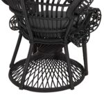 ΠΟΛΥΘΡΟΝΑ ROYAL PEACOCK HM9342.03 RATTAN ΜΑΥΡΟ-ΜΑΞΙΛΑΡΙ ΜΑΥΡΟ 114x72x150Yεκ. - Image 9