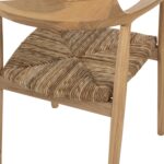 ΠΟΛΥΘΡΟΝΑ KINGSLEY HM9634.01 ΞΥΛΟ SUNGKAI & ΨΑΘΑ ΣΕ ΦΥΣΙΚΟ ΧΡΩΜΑ 57,5x54x80Yεκ. - Image 10