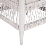 ΠΟΛΥΘΡΟΝΑ MALAWI HM9635.02 ΞΥΛΟ ΜΑΟΝΙ ΜΕ RATTAN ΛΕΥΚΟ-ΛΕΥΚΟ ΜΑΞΙΛΑΡΙ 80x70x86Υεκ. - Image 8