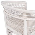 ΠΟΛΥΘΡΟΝΑ MALAWI HM9635.02 ΞΥΛΟ ΜΑΟΝΙ ΜΕ RATTAN ΛΕΥΚΟ-ΛΕΥΚΟ ΜΑΞΙΛΑΡΙ 80x70x86Υεκ. - Image 9