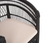 ΠΟΛΥΘΡΟΝΑ MALAWI HM9635.03 ΞΥΛΟ ΜΑΟΝΙ ΜΕ RATTAN ΜΑΥΡΟ-ΛΕΥΚΟ ΜΑΞΙΛΑΡΙ 80x70x86Υεκ. - Image 9