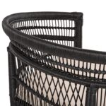 ΠΟΛΥΘΡΟΝΑ MALAWI HM9635.03 ΞΥΛΟ ΜΑΟΝΙ ΜΕ RATTAN ΜΑΥΡΟ-ΛΕΥΚΟ ΜΑΞΙΛΑΡΙ 80x70x86Υεκ. - Image 10