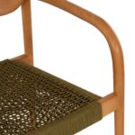 ΠΟΛΥΘΡΟΝΑ OSLO HM9636.05 ΞΥΛΟ TEAK ΦΥΣΙΚΟ & ΠΡΑΣΙΝΟ ΣΧΟΙΝΙ 55x54x80Yεκ. - Image 7