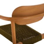 ΠΟΛΥΘΡΟΝΑ OSLO HM9636.05 ΞΥΛΟ TEAK ΦΥΣΙΚΟ & ΠΡΑΣΙΝΟ ΣΧΟΙΝΙ 55x54x80Yεκ. - Image 9