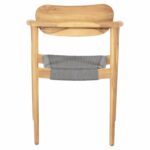 ΠΟΛΥΘΡΟΝΑ OSLO HM9636.08 ΞΥΛΟ TEAK ΦΥΣΙΚΟ & ΓΚΡΙ ΣΧΟΙΝΙ 55x54x80Yεκ. - Image 6