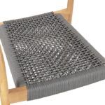 ΠΟΛΥΘΡΟΝΑ OSLO HM9636.08 ΞΥΛΟ TEAK ΦΥΣΙΚΟ & ΓΚΡΙ ΣΧΟΙΝΙ 55x54x80Yεκ. - Image 8