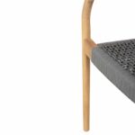 ΠΟΛΥΘΡΟΝΑ OSLO HM9636.08 ΞΥΛΟ TEAK ΦΥΣΙΚΟ & ΓΚΡΙ ΣΧΟΙΝΙ 55x54x80Yεκ. - Image 10
