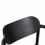 ΠΟΛΥΘΡΟΝΑ OSLO HM9636.12 ΞΥΛΟ TEAK ΜΑΥΡΟ & ΜΑΥΡΟ ΣΧΟΙΝΙ 55x54x80Yεκ. - Image 8