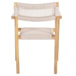 ΠΟΛΥΘΡΟΝΑ CHARLOTTE HM9637.07 ΞΥΛΟ TEAK ΦΥΣΙΚΟ & ΜΠΕΖ ΣΧΟΙΝΙ 58x61x81Yεκ. - Image 6