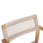 ΠΟΛΥΘΡΟΝΑ CHARLOTTE HM9637.07 ΞΥΛΟ TEAK ΦΥΣΙΚΟ & ΜΠΕΖ ΣΧΟΙΝΙ 58x61x81Yεκ. - Image 7