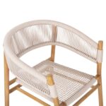 ΠΟΛΥΘΡΟΝΑ IRVING HM9763 ΞΥΛΟ ΤΕΑΚ ΣΕ ΦΥΣΙΚΟ ΧΡΩΜΑ ΜΕ ΜΠΕΖ ΣΧΟΙΝΙ 60x55x78Yεκ. - Image 7