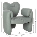 ΠΟΛΥΘΡΟΝΑ HARTT HM9777.07 ΦΥΣΤΙΚΙ TEDDY ΥΦΑΣΜΑ 84x74x87Yεκ. - Image 2