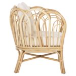 ΠΟΛΥΘΡΟΝΑ ESTOR HM9817 RATTAN ΣΕ ΦΥΣΙΚΟ-ΛΕΥΚΟ ΜΑΞΙΛΑΡΙ 78x75x92Υ εκ. - Image 4