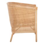 ΠΟΛΥΘΡΟΝΑ APRON HM9818 RATTAN ΠΛΕΚΤΟ ΣΕ ΦΥΣΙΚΟ-ΛΕΥΚΟ ΜΑΞΙΛΑΡΙ 75x70x85Υεκ. - Image 4
